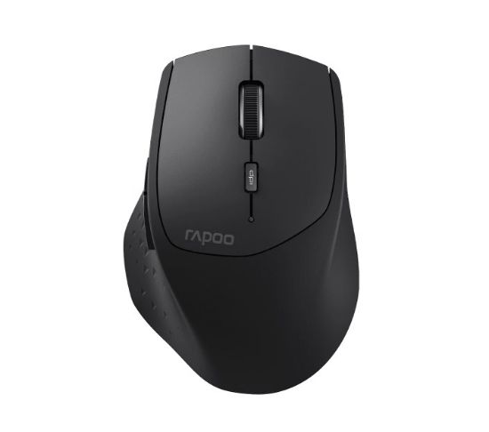 Picture of RAPOO MT550L Multi-Mode Wireless Ergonomic Optical Mouse -7 evels adjustable DPI, Smart Switch up to 5 devices, Ideal for Desktop PC, Notebook