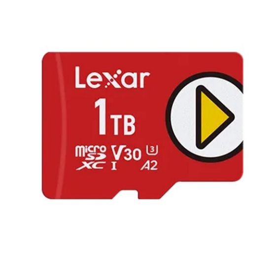 Picture of Lexar PLAY microSDXC™ UHS-I Card 1TB – up to 160MB/s read, up to 100MB/s write 1 High-speed performance for gaming devices featureA1/A2 class wide ran