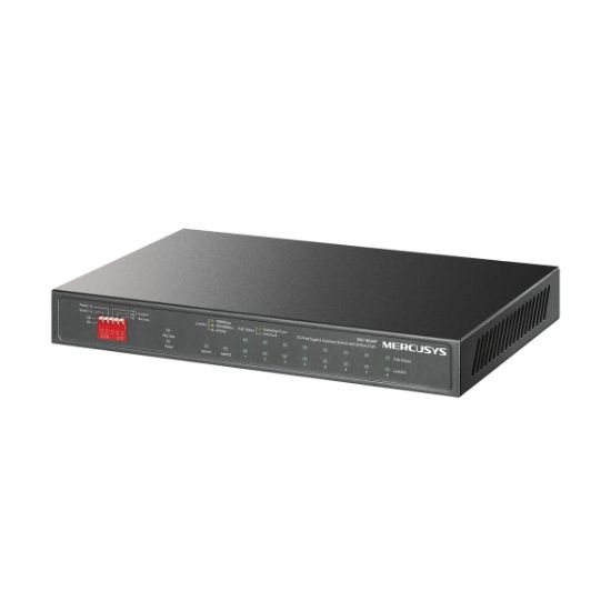 Picture of Mercusys MS110CMP 8-Port 10/100 Mbps + 2-Port Gigabit Desktop Switch with 8-Port PoE+