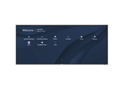 Picture of Viewsonic CDE105UW 105' 5K Presentation Display, Ultrawide Wireless presentation USB-C, Pro AV 2024 3 Years Advance Replacement, VESA 800 x 600 ProAV
