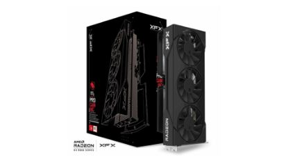 Picture of XFX Swift AMD Radeon RX 9060XT OC Triple Fan Gaming Edition with 16GB GDDR6 HDMI 2xDP, AMD RDNA™ 4  (RX-96TS316B7)
