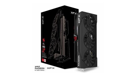 Picture of XFX Swift AMD Radeon RX 9060XT OC Triple Fan Gaming Edition with 16GB GDDR6 HDMI 2xDP, AMD RDNA™ 4  (RX-96TS316B7)