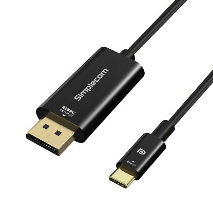 Picture of Simplecom DA323 USB-C to DisplayPort Cable DP1.4 8K@60Hz 2M
