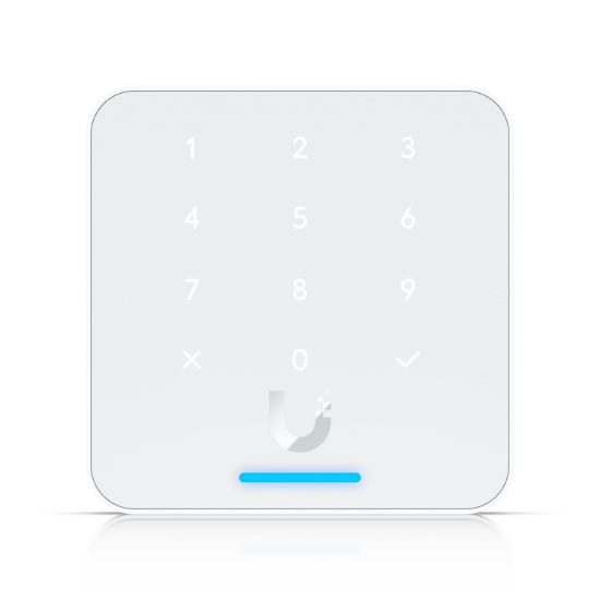 Picture of Ubiquit Reader Flex, White ,Third-generation NFC Card Reader With A Keypad & Apple Touch Pass Support, Outdoor IP55, Power via POE