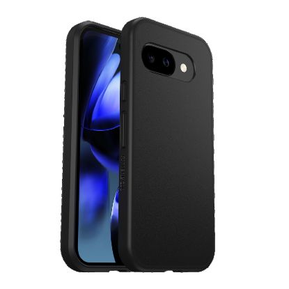 Picture of OtterBox React Google Pixel 9A 5G (6.3') Case Black - (77-97759), Antimicrobial, DROP+ Military Standard, Hard Case, Soft Grip,7 Years Warranty