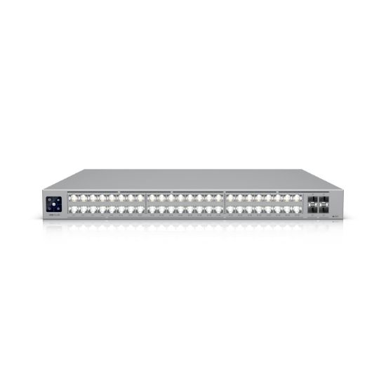 Picture of Ubiquiti Pro XG 48, Professional-grade, 48-port Layer 3 Etherlighting Switch, (32) 10 GbE, (16) 2.5 GbE, (4) 25G SFP28 Ports, DC Power Backup Ready