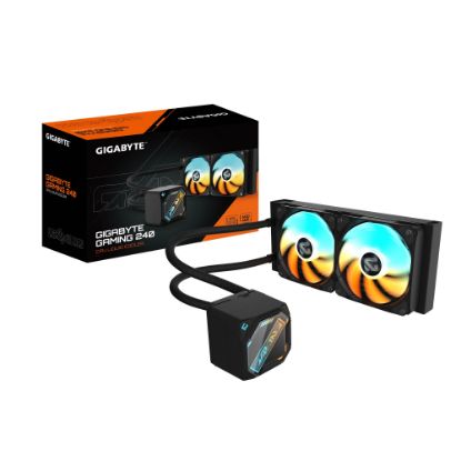 Picture of GIGABYTE GAMING 240 all-in-one liquid cooler, Intel 1851 / 1700 / 115X / 1200, AMD AM5 / AM4, Color Black