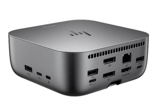 Picture of HP Dock G6 Thunderbolt 4 Ulltra Docking Station - 280W Power Delivery 4xDisplays 2xDP 1xHDMI 4xUSB-A 2xUSB-C 1xTB4 2.5GbE RJ45 for HP WS ~4J0G4AA