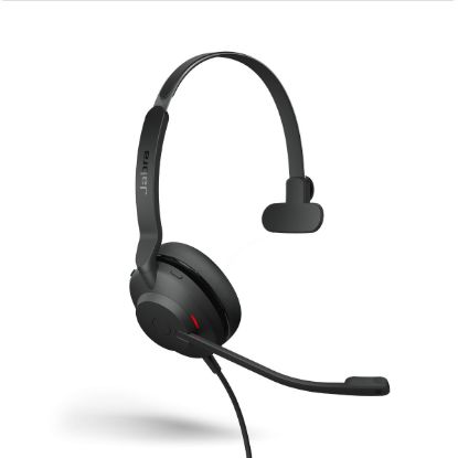 Picture of Jabra Evolve2 30 SE Wired USB-C/A UC Mono Headset, Lightweight & Durable, Noise Isolating Ear Cushions, Plug-and-play, 2-Mic, 2Yr Warranty
