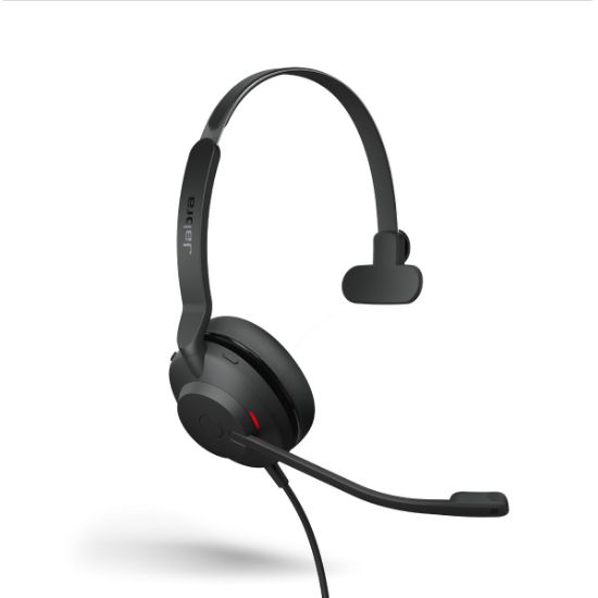 Picture of Jabra Evolve2 30 SE Wired USB-C/A UC Mono Headset, Lightweight & Durable, Noise Isolating Ear Cushions, Plug-and-play, 2-Mic, 2Yr Warranty