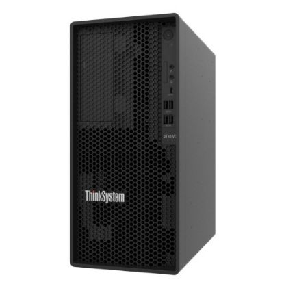 Picture of LENOVO ThinkSystem ST45 V3, 1xAMD EPYC 4244P 6C 3.8GHz 65W, 1x16GB 1Rx8, SW RD, 1x300W