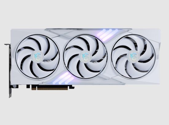 Picture of MSI nVidia GeForce RTX™ 5080 16G GAMING TRIO OC WHITE,  Boost: 2700 MHz, CUDA 10752 Units, 16GB GDDR7, HDMI™ x 1