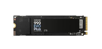 Picture of Samsung 990 EVO Plus 2TB PCIe Gen5 NVMe SSD 7250MB/s 6300MB/s R/W 1000K/1350K IOPS 1200TBW 1.5M hrs V-NAND TLC AES 256-bit Encryption 5yr wty