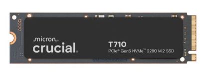 Picture of Crucial T710 2TB PCIe Gen5 NVMe 2280 SSD - 14500/13800 MB/s R/W 1200TBW 1500K IOPs 1.5M hrs MTTF with DirectStorage for Intel & AMD