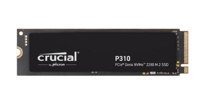 Picture of Crucial P310 4TB Gen4 2280 NVMe SSD 7100/6000 MB/s R/W 800TBW 1000K/1000K IOPS 1.5M hrs MTTF Full-Drive Encryption M.2 PCIe4 5yrs ~CT4000P3PSSD8