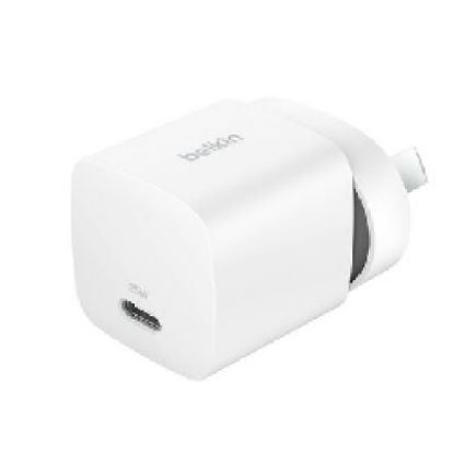 Picture of Belkin BoostCharge 25W USB-C Cubic Wall Charger - White