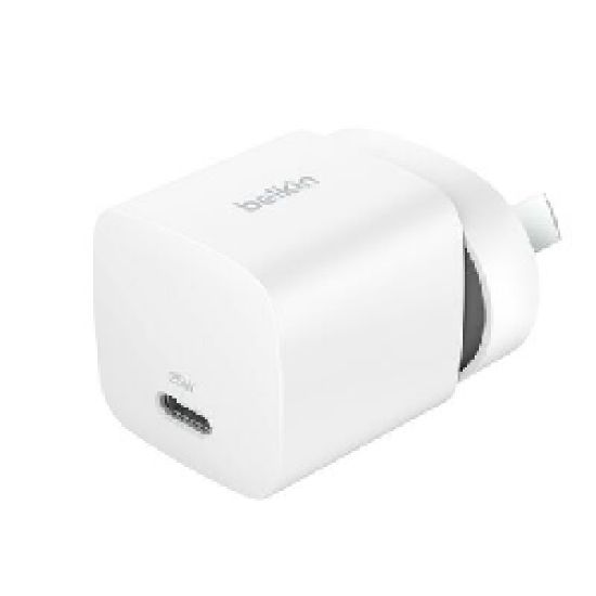 Picture of Belkin BoostCharge 25W USB-C Cubic Wall Charger - White