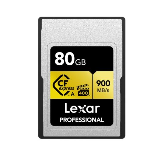 Picture of Lexar Professional  CFexpress ™Type  A  card Gold series-CFexpress Type A Professional Gold Series, up to 900MB/s read, 800MB/s write 80GB