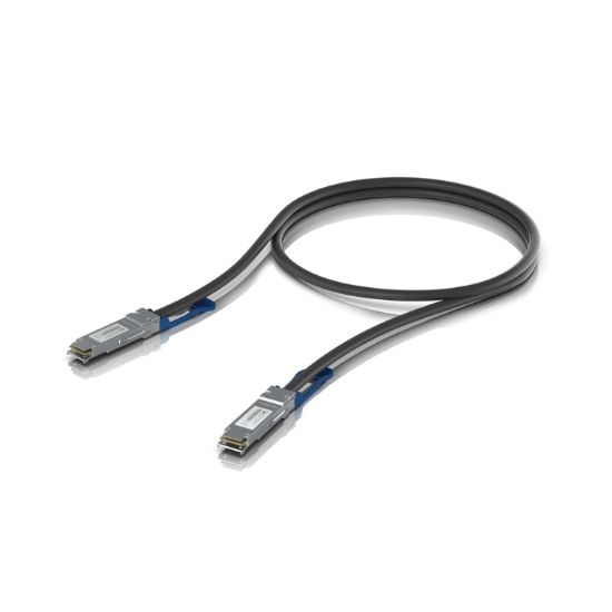 Picture of Ubiquiti 100G Direct Attach Cable, Cable length 0.5m, 10-Pack QSFP28 Direct Attach Cable With A 100 Gbps Max Data Rate