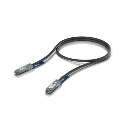 Picture of Ubiquiti 100G Direct Attach Cable, Cable length 0.5m, 10-Pack QSFP28 Direct Attach Cable With A 100 Gbps Max Data Rate