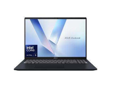 Picture of ASUS Vivobook16' X1605 (1920 x 1200) 16:10 Intel Ultra 5 225H 16GB 512G, USB-C Video & PD Win 11 H, Backlit, 42w, Numpad, Blue Lifestyle Notebook 2025