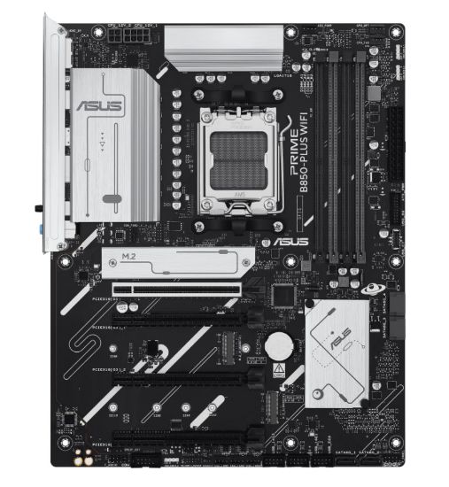 Picture of ASUS AMD B850 PRIME B850-PLUS WIFI-CSM (AM5) ATX Motherboard 4xDDR5, Max 256GB, 1 x PCIe 5.0 x16 slot, 4 x SATA