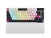 Picture of ASUS ROG AZOTH X SNOW SWITCH ROG NX V2 Mechanical Switches, Dye-sublimated, Semi-translucent keycaps, Metal top cover, gasket mount