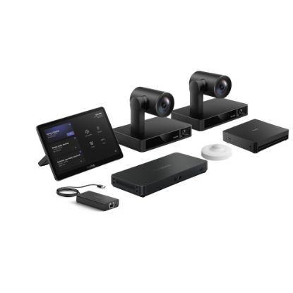 Picture of Yealink MVCS90-C5U-004 Teams Room Kit, MCore 4, MTouch Plus, Dual UVC86 Cameras, AVHub, RoomSensor, BYOD Extender, 12x Optical Zoom, AI Tracking