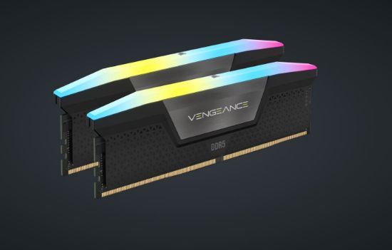 Picture of Corsair Vengeance 32GB (2x16GB) DDR5 DRAM 6400MT/s C36 Memory Kit — Black PC5-51200 (DDR5-6400)