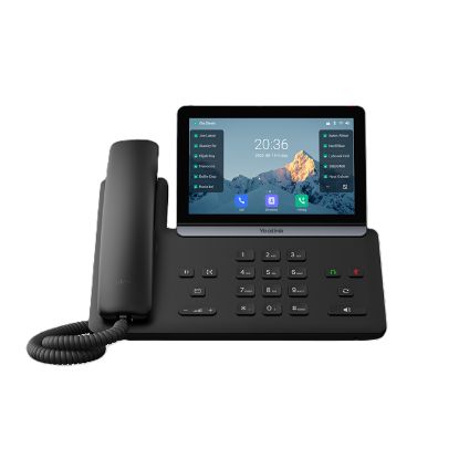 Picture of Yealink SIP-T88W IP Phone, 7' Touchscreen, Android 13, HD Voice, Bluetooth 5.0, Wi-Fi 6, Dual USB, PoE, Wall Mountable, Optional BTH88 Handset