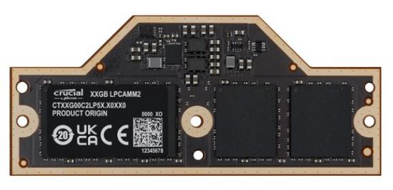 Picture of Crucial LPCAMM2 LPDDR5X 32GB DDR5 7500Mhz Memory for Lenovo P1 P14 P16v