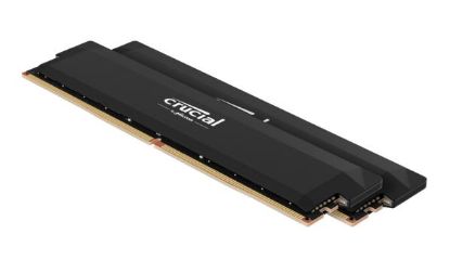 Picture of Crucial Pro 64GB (2x32GB) DDR5 UDIMM 6000MHz CL40 Black Heat Spreader Support Intel XMP AMD Ryzen for Desktop PC Gaming Memory