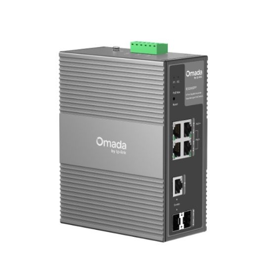Picture of TP-Link IES206GPP Omada 6-Port Gigabit Industrial Easy Managed Switch with 3-Port PoE+ and 1-Port PoE++