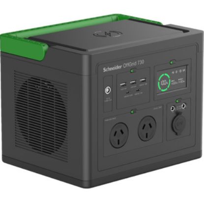 Picture of APC OffGrid Portable Power Station 730, 738Wh Lithium-ion, LCD, 2 AS3112 Australian outlets, Sinewave, 3 USB-A, 2 USB-C, Wireless Charger