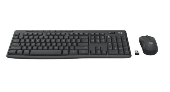 Picture of Logitech MK370 Wireless Keyboard and Mouse Combo for Business Silent Touch technology Smooth optical tracking