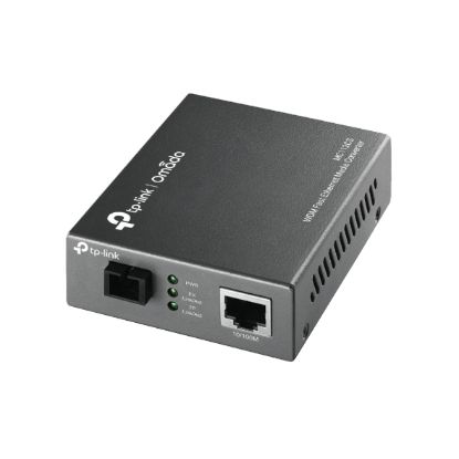 Picture of TP-Link MC112CS Media Converter SC WDM Monomodo Simplex 10/100Mbps RJ45 to 100M single-mode SC fiber Tx:1310nm Rx:1550nm up to 20km (LS)
