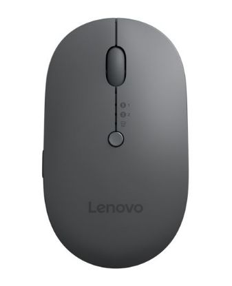 Picture of Lenovo mouse Universal Ambidextrous Bluetooth + USB Type-C Optical 2400 DPI Up to 3 months of battery life 5xbutton 2-way scroll wheel WIN 10/11
