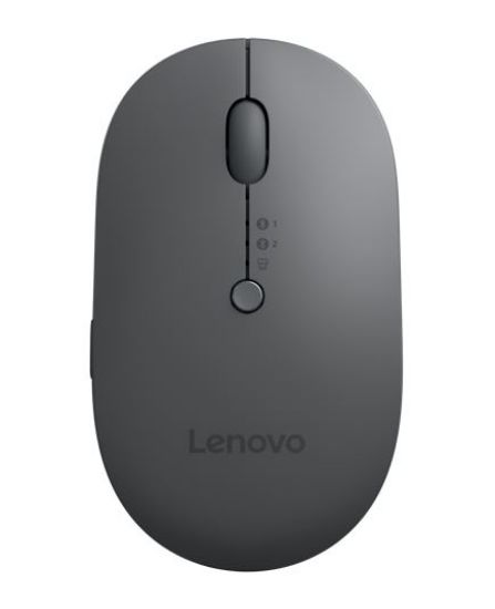 Picture of Lenovo mouse Universal Ambidextrous Bluetooth + USB Type-C Optical 2400 DPI Up to 3 months of battery life 5xbutton 2-way scroll wheel WIN 10/11