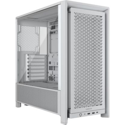 Picture of Corsair FRAME 4000D Modular Mid-Tower PC Case - White, ATX, 430mm GPU, 170mm CPU cooler, 360mm rad, 1x HD Audio, 1x USB-C 3.2 Gen 2