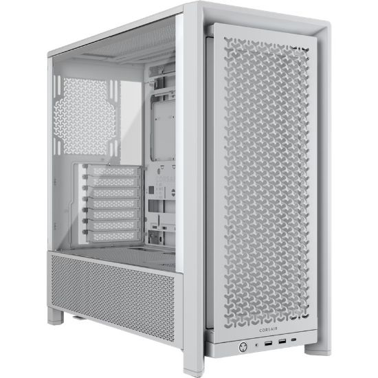 Picture of Corsair FRAME 4000D Modular Mid-Tower PC Case - White, ATX, 430mm GPU, 170mm CPU cooler, 360mm rad, 1x HD Audio, 1x USB-C 3.2 Gen 2