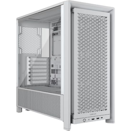 Picture of Corsair FRAME 4000D RS Modular Mid-Tower PC Case - White, ATX, 430mm GPU, 170mm CPU cooler, 360mm rad, 1x USB-C 3.2 Gen 2