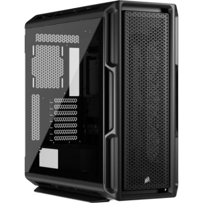 Picture of Corsair 5000T Mid-Tower High-Performance PC Case - Black, ATX, 450mm GPU, 250mm PSU, 170mm CPU cooler, 360mm rad, 1x USB-C 3.2 Gen2