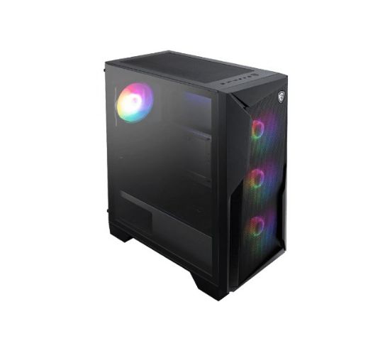 Picture of MSI MAG FORGE 130A AIRFLOW ATX Case, 2x USB 5Gbps, 1x Mic-in / Audio-out, 1x LED, 3x 2.5', 2x 2.5'/3.5', ATX / Micro-ATX / Mini-ITX