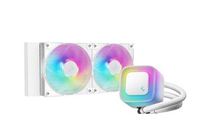 Picture of DeepCool LE240 V2 Liquid Cooler 240mm 6th Gen Pump up to 3400 PWM, Hydro Bearing, IntelLGA1851/1700/1200/1151/1150/1155, AMDAM5/AM4