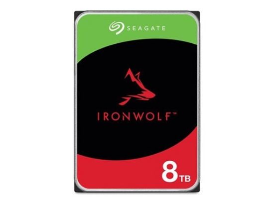 Picture of Seagate 8TB 3.5' IronWolf, SATA 6.0Gb/s, NAS 24x7, CMR, max. STR OD 202MB/s, 5400 RPM, 256MB Cache, HDD, 3Years Warranty (ST8000VN002)