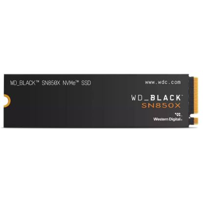 Picture of Western Digital WD BLACK SN850X NVMe™ SSD - 8TB, Without Heatsink M.2 2280, 7200MB/s 6600MB/s R/W 1200K/1200K IOPS  PCIe Gen4 x4 5yrs