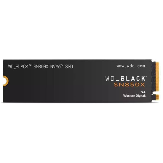 Picture of Western Digital WD BLACK SN850X NVMe™ SSD - 8TB, Without Heatsink M.2 2280, 7200MB/s 6600MB/s R/W 1200K/1200K IOPS  PCIe Gen4 x4 5yrs