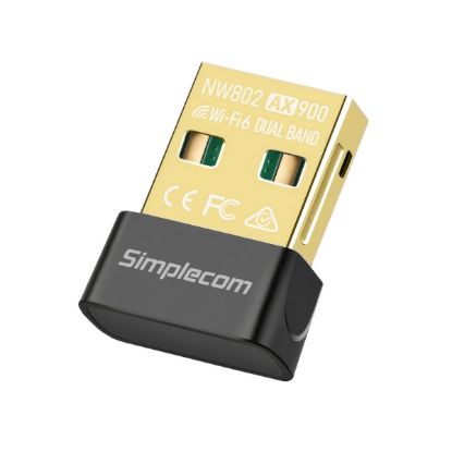 Picture of Simplecom NW802 AX900 Dual Band Wi-Fi 6 USB Wireless Nano Adapter