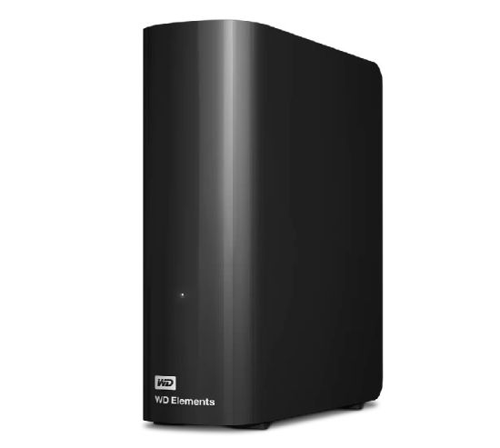 Picture of Western Digital WD Elements Desktop HDD Storage - 26TB, USB 3.2 Gen1, External Hard Drive - Black Plug & Play Formatted NTFS for Windows 10/8.1/7