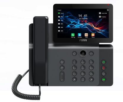 Picture of Fanvil V66 Prime Business IP Phone, 7' Color Touch Screen, HD Audio, Wi-Fi 6, Bluetooth 5.4, 20 SIP Lines, 6-Way Conference